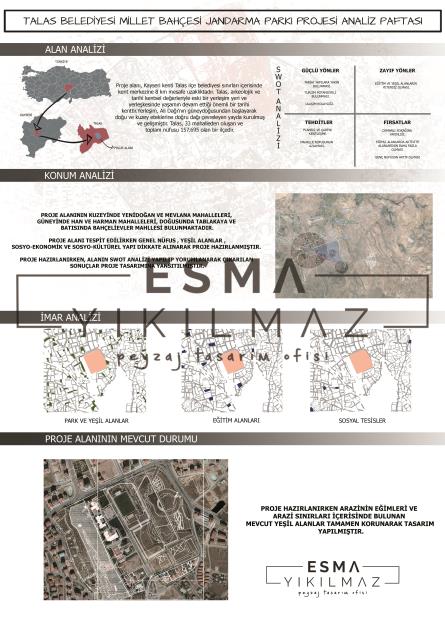 2019 Yılı Talas Jandarma Millet Bahcesi